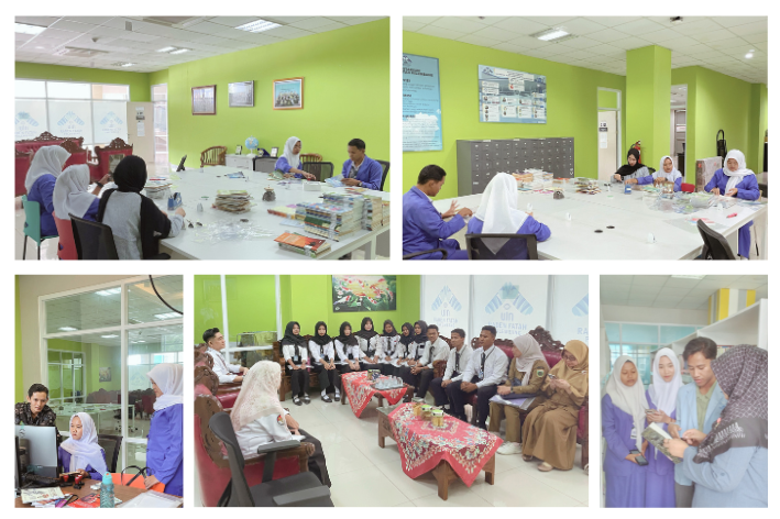 UPT. Perpustakaan UIN Raden Fatah Palembang Terima Siswa Magang dari SMKN 1 Pemulutan